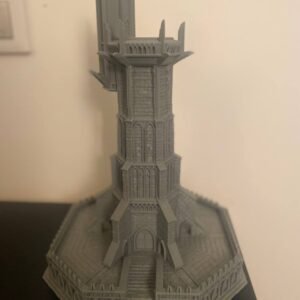 Tour Sombre Fortifiée – Modèle Inspiré de Minas Morgul