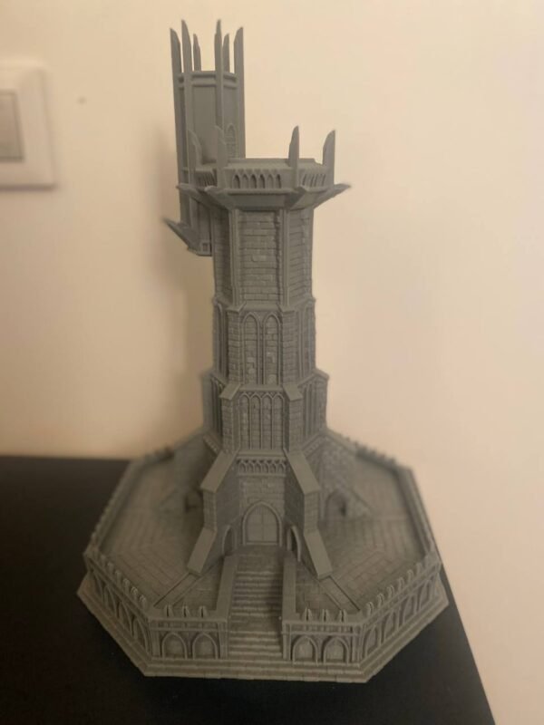 Tour Sombre Fortifiée – Modèle Inspiré de Minas Morgul
