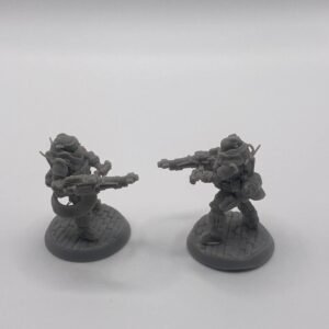 Artillerie Légère Sci-Fi – Soldats Futuristes avec Armes Lourdes